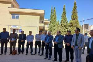 آیین تعویض پرچم مقدس جمهوری اسلامی در دانشکده تغذیه و علوم غذایی