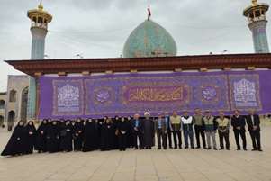 برگزاری برنامه زیارتی حرم مطهر حضرت شاهچراغ (ع) به مناسبت روز بزرگداشت شاهچراغ