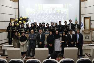 برگزاری مراسم دانش‌آموختگی دانشجویان دانشکده تغذیه در برج پژوهشی